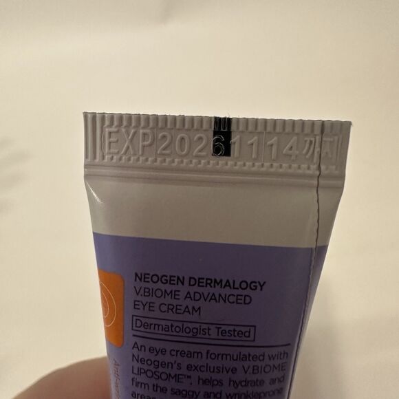 NEOGEN V. Biome Advanced Eye Cream 0.33fl oz Sealed! Exp 2026 - Picture 3 of 3